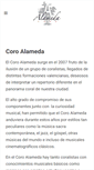 Mobile Screenshot of coroalameda.es